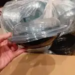 ظرف سالاد سزار برند مهرپارسا درب دار