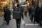 پیک پیاده آقا در تهران هستم